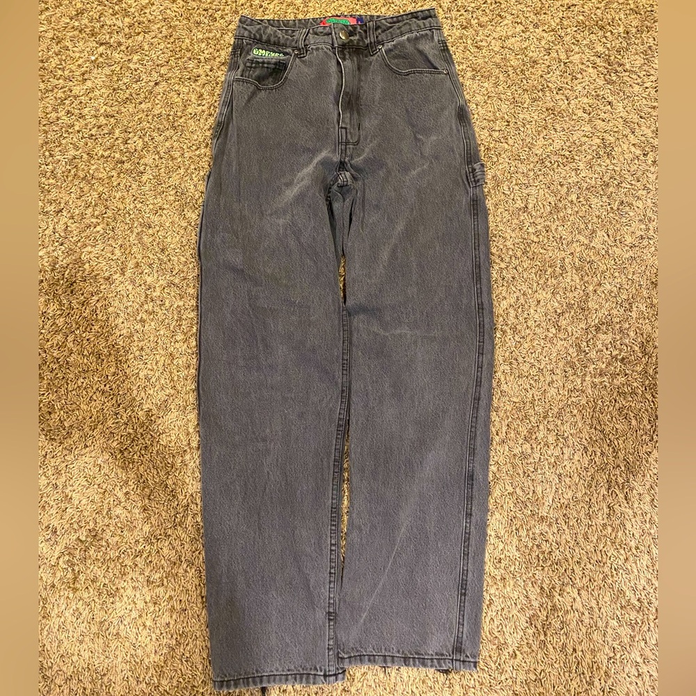Used Gray Denim Baggy Empyre Pants